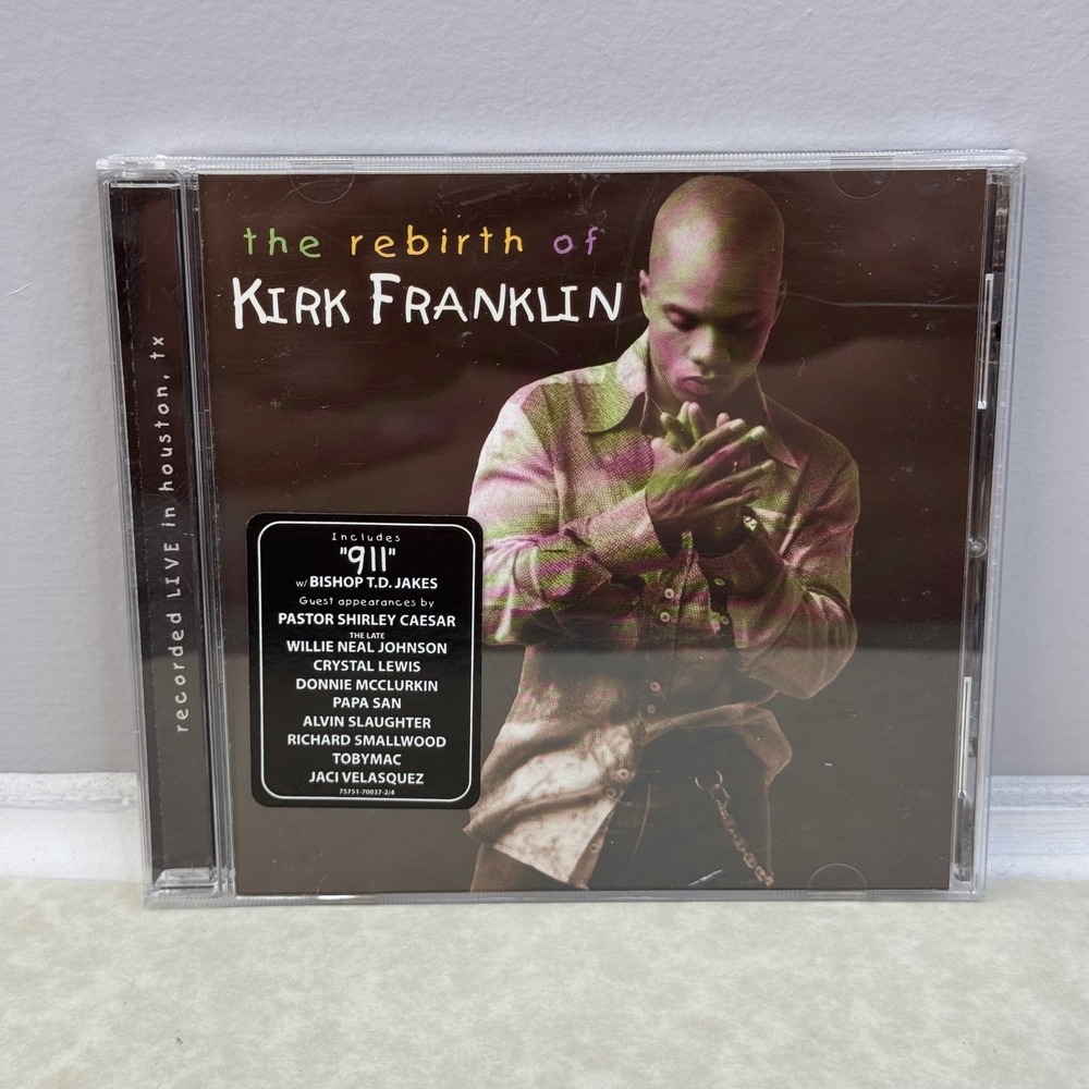 The Rebirth of Kirk Franklin (CD, 2002) Gospel Music 911 Bishop‎ T.D. Jakes
